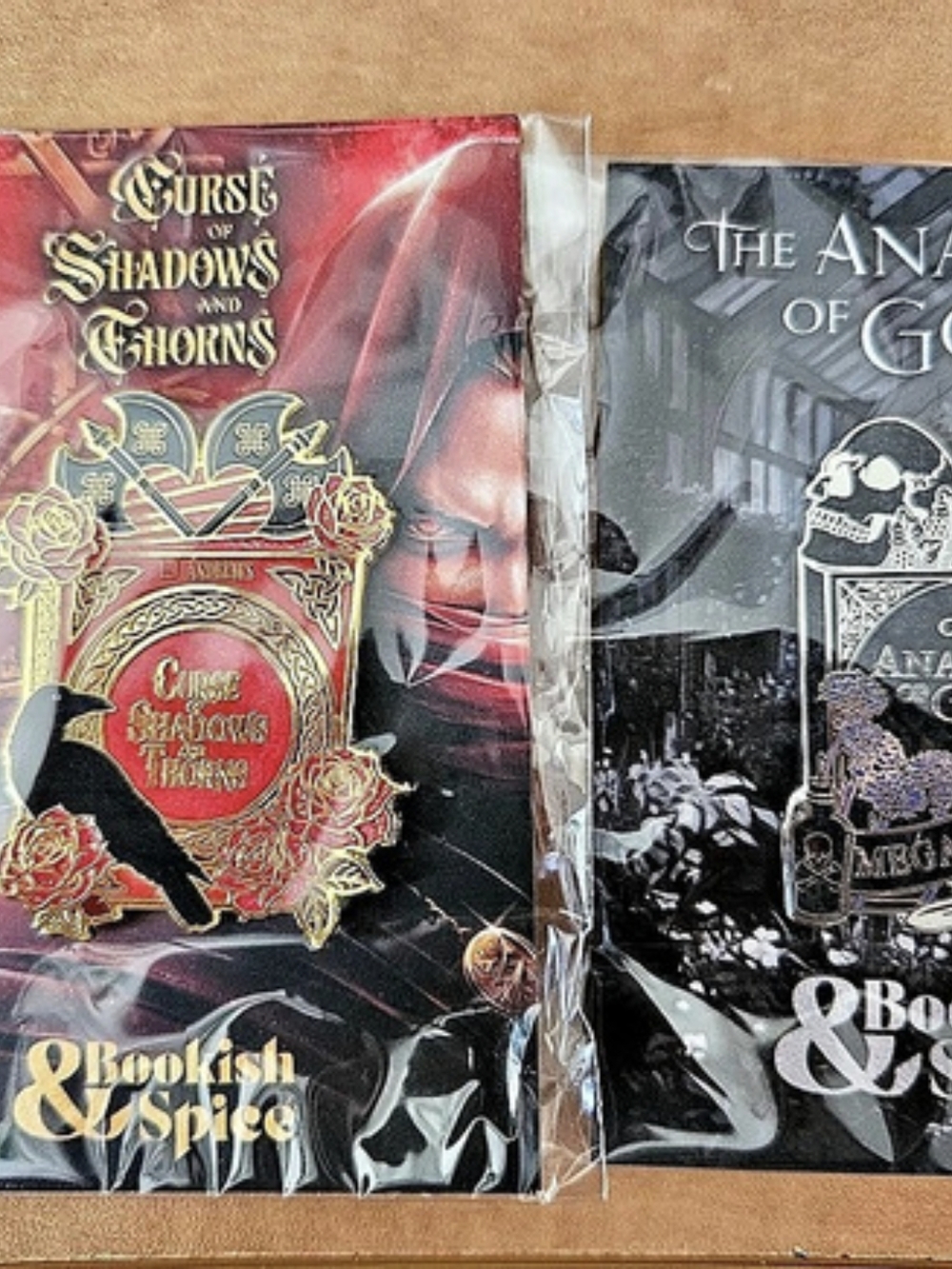 Bookish & Spice Curse of Shadows and Thorns Enamel Pin